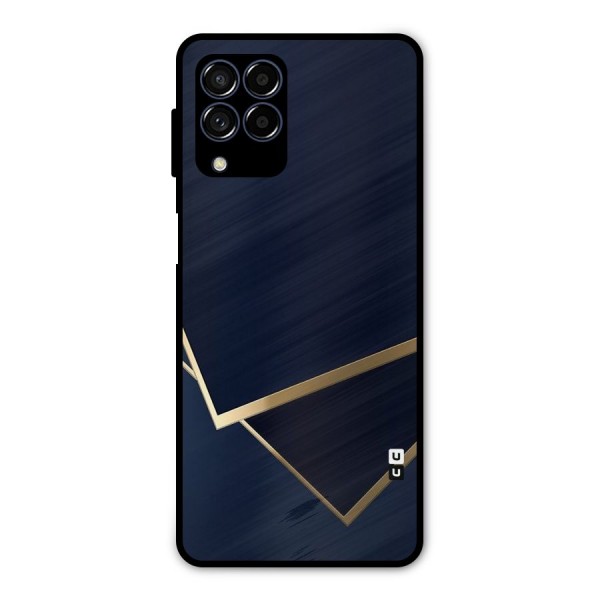 Gold Corners Metal Back Case for Galaxy M53 5G