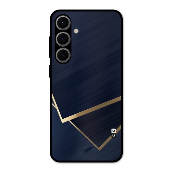Gold Corners Metal Back Case for Galaxy S24 FE