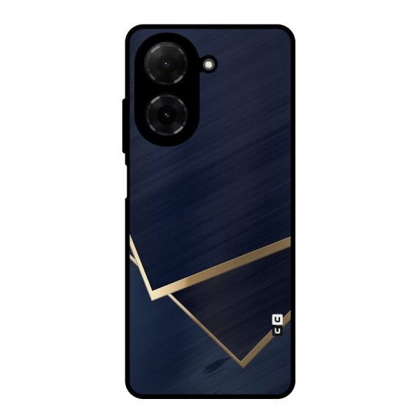 Gold Corners Metal Back Case for Poco C71