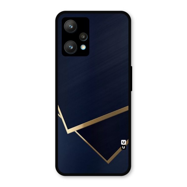 Gold Corners Metal Back Case for Realme 9