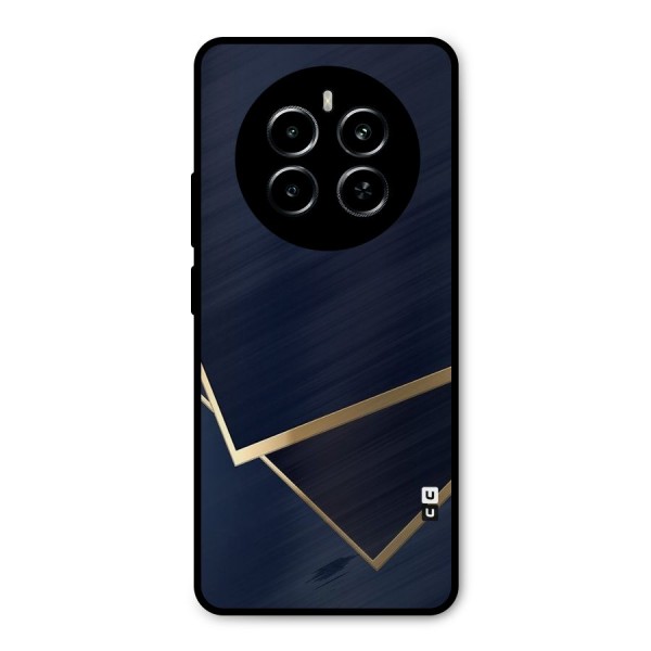 Gold Corners Metal Back Case for Realme P1