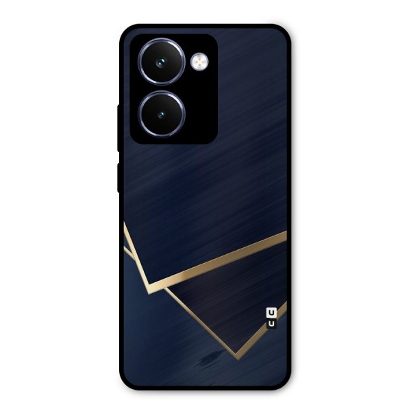Gold Corners Metal Back Case for Realme P3 Ultra