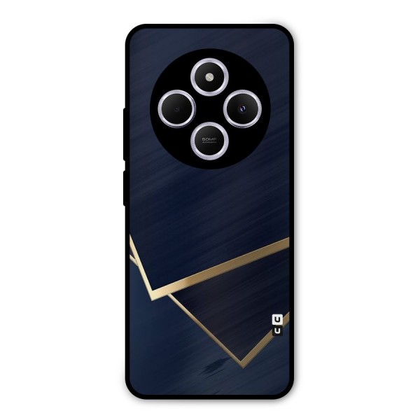 Gold Corners Metal Back Case for Redmi A4