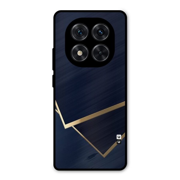 Gold Corners Metal Back Case for Redmi Note 14 Pro 5G