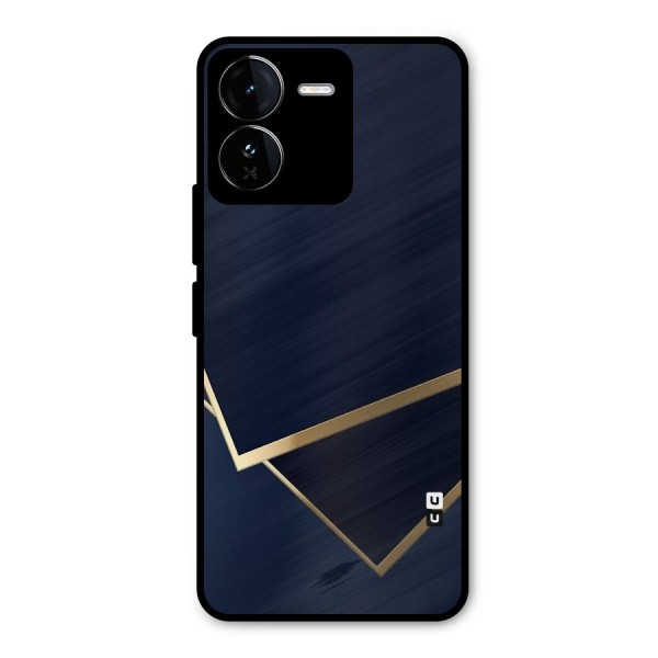 Gold Corners Metal Back Case for iQOO Z9