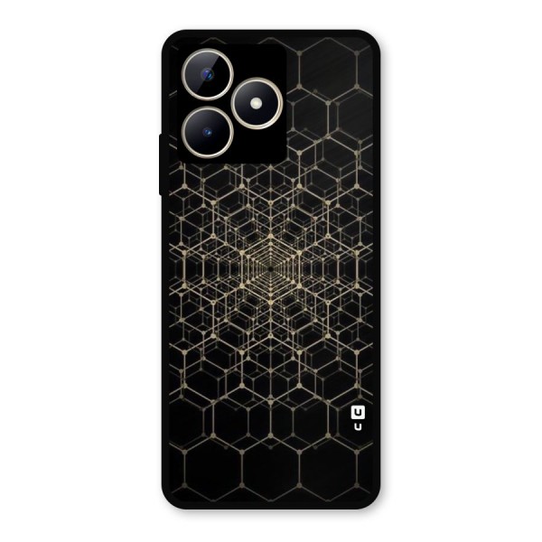 Gold Web Metal Back Case for Realme C53