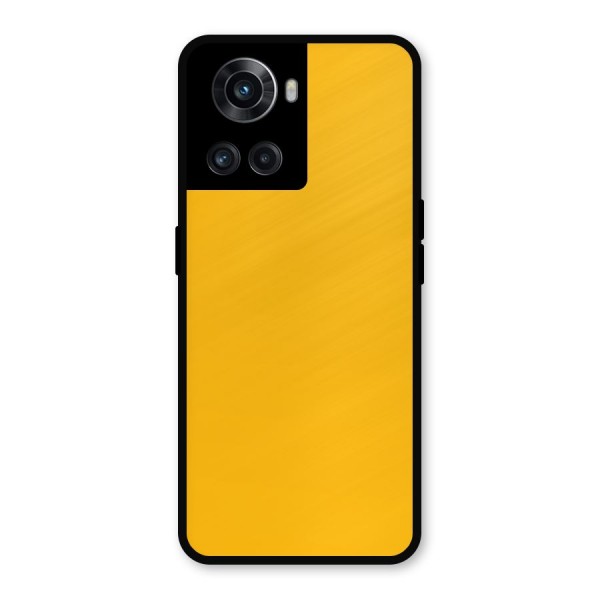 Gold Yellow Metal Back Case for OnePlus 10R