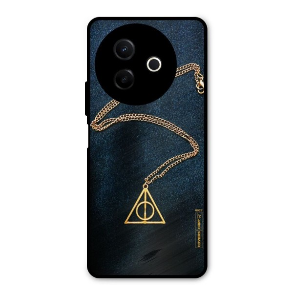 Golden Chain Metal Back Case for Vivo Y39