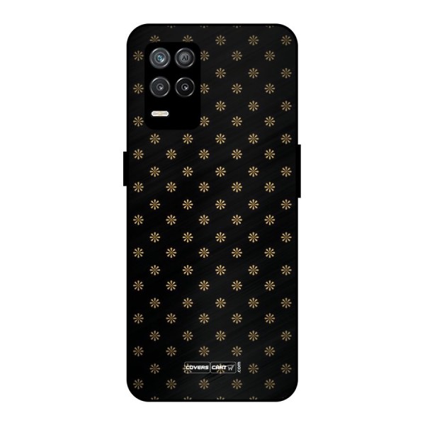 Golden Flowers Metal Back Case for Realme 9 5G