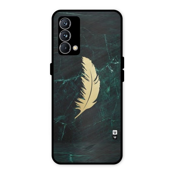 Golden Leaf Metal Back Case for Realme GT Master Edition