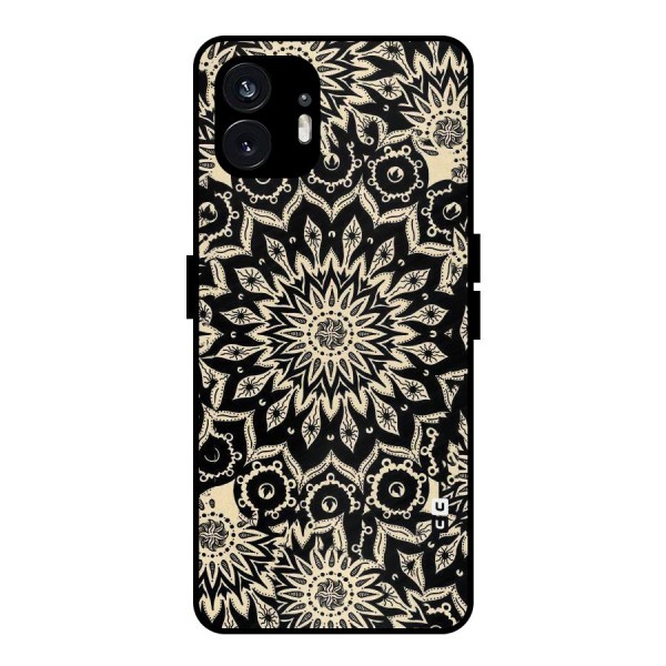 Golden Mandala Metal Back Case for Nothing Phone 2