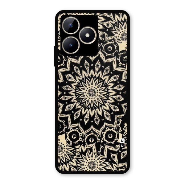 Golden Mandala Metal Back Case for Realme C53