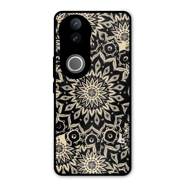 Golden Mandala Metal Back Case for Vivo V50e