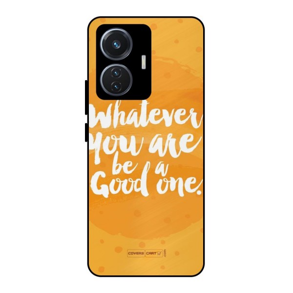 Good One Quote Metal Back Case for iQOO Z6 44W