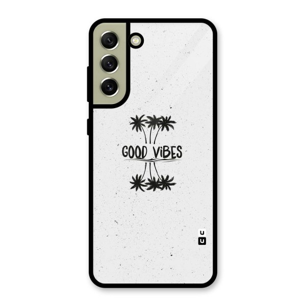 Good Vibes Rugged Metal Back Case for Galaxy S21 FE 5G (2023)