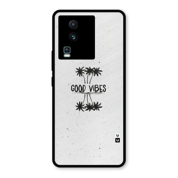 Good Vibes Rugged Metal Back Case for iQOO Neo 7 Pro