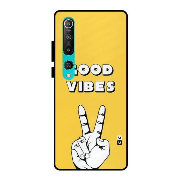 Good Vibes Victory Metal Back Case for Mi 10