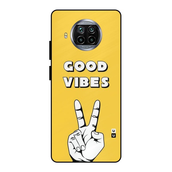 Good Vibes Victory Metal Back Case for Mi 10i