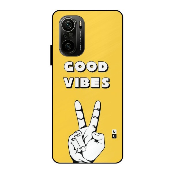 Good Vibes Victory Metal Back Case for Mi 11X Pro