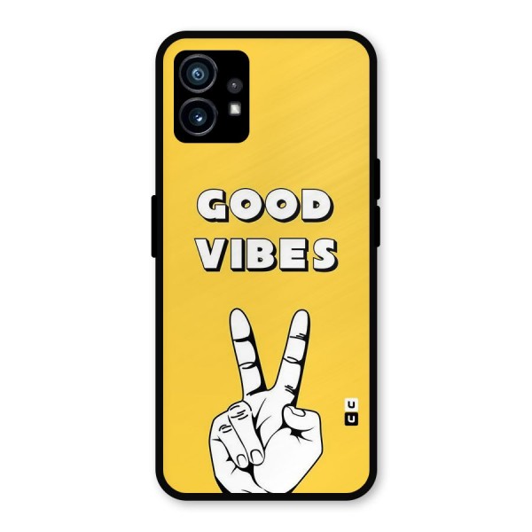 Good Vibes Victory Metal Back Case for Nothing Phone 1