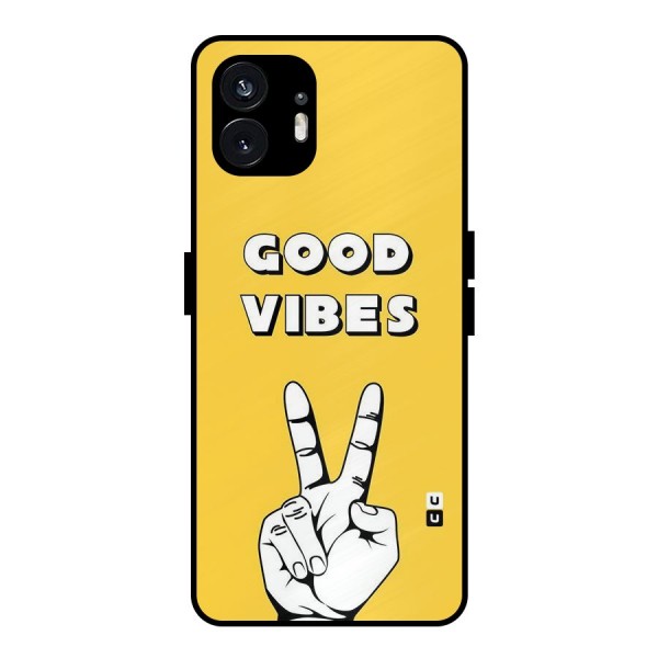 Good Vibes Victory Metal Back Case for Nothing Phone 2