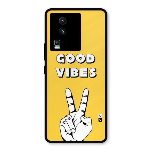 Good Vibes Victory Metal Back Case for iQOO Neo 7 Pro