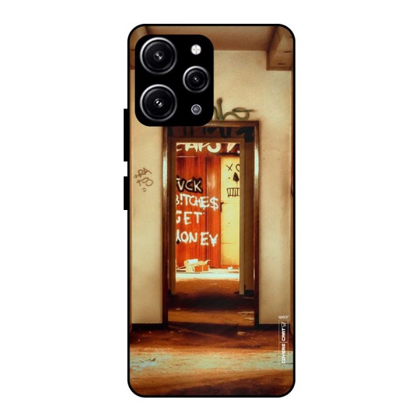 Grafitty Door Glass Back Case for Redmi 12 4G