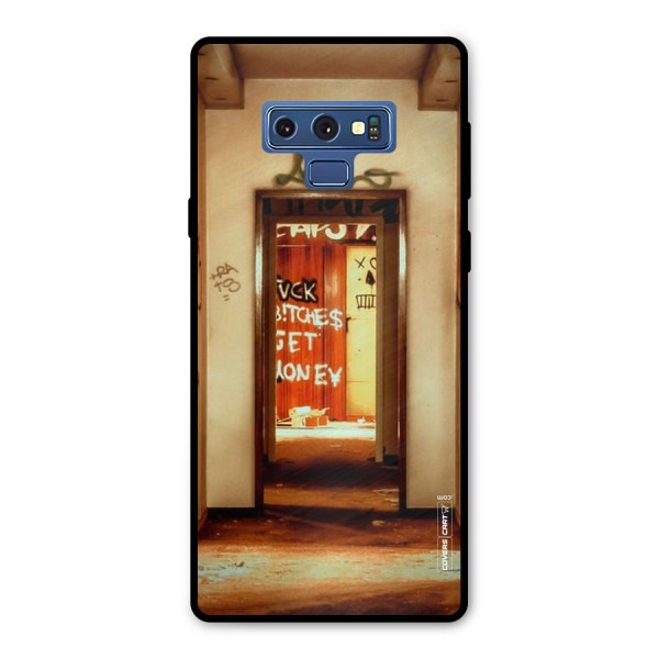 Grafitty Door Metal Back Case for Galaxy Note 9