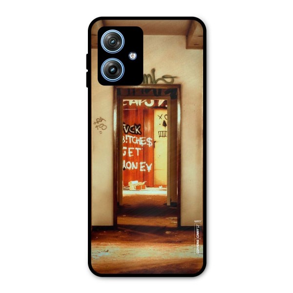 Grafitty Door Metal Back Case for Moto G54