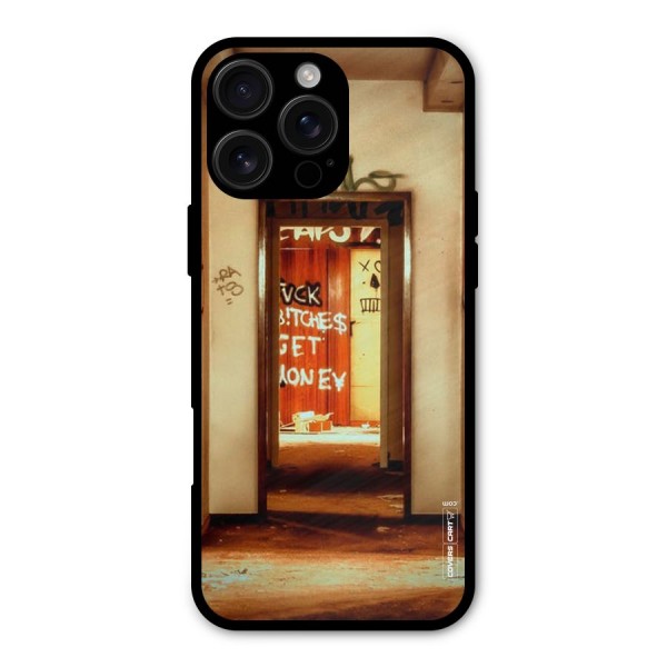 Grafitty Door Metal Back Case for iPhone 16 Pro Max