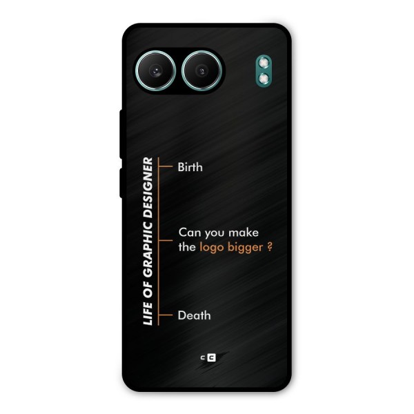 Graphic Designer Life Metal Back Case for OnePlus Nord 4