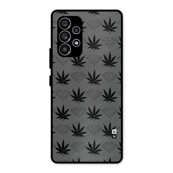 Grass Diamond Metal Back Case for Galaxy A53 5G