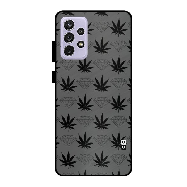 Grass Diamond Metal Back Case for Galaxy A72