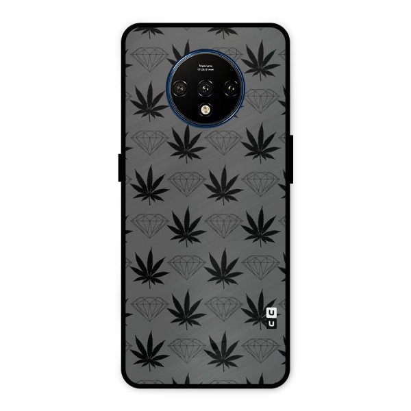 Grass Diamond Metal Back Case for OnePlus 7T