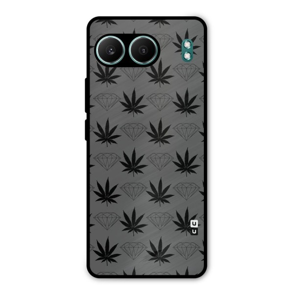 Grass Diamond Metal Back Case for OnePlus Nord 4