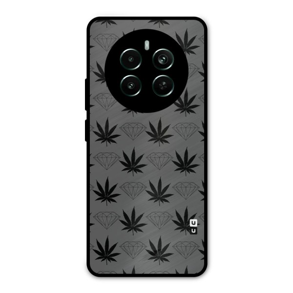Grass Diamond Metal Back Case for Realme 12 Pro Plus