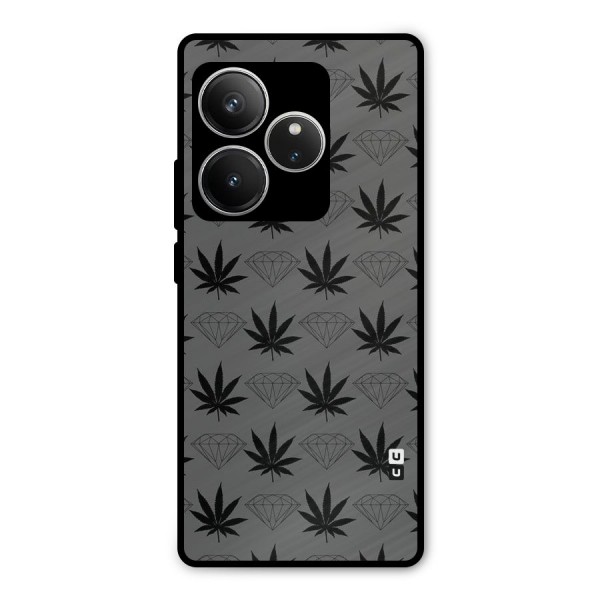 Grass Diamond Metal Back Case for Realme GT 6