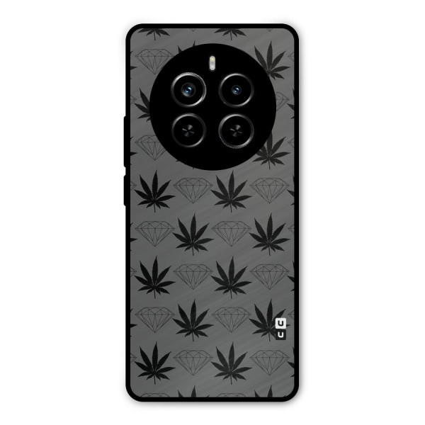 Grass Diamond Metal Back Case for Realme P1 Pro