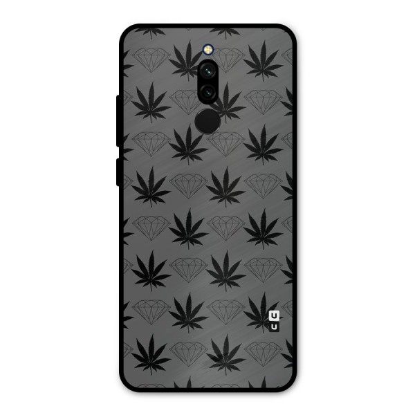 Grass Diamond Metal Back Case for Redmi 8