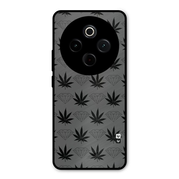 Grass Diamond Metal Back Case for Vivo T4