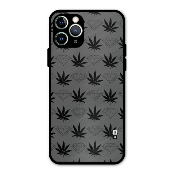 Grass Diamond Metal Back Case for iPhone 11 Pro Max