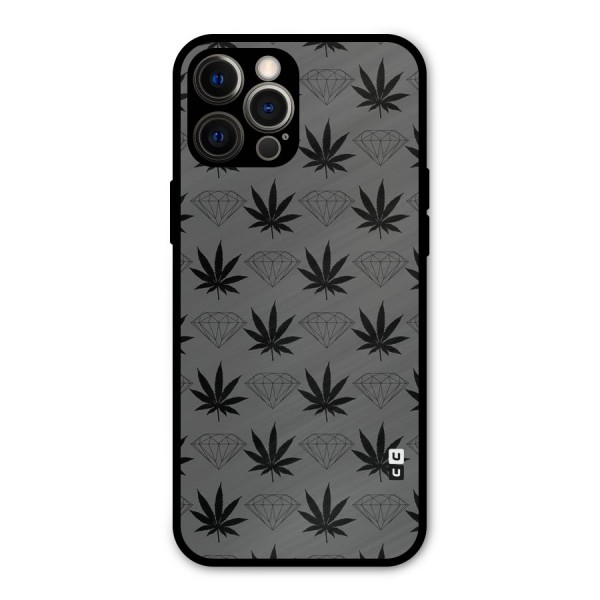 Grass Diamond Metal Back Case for iPhone 12 Pro Max