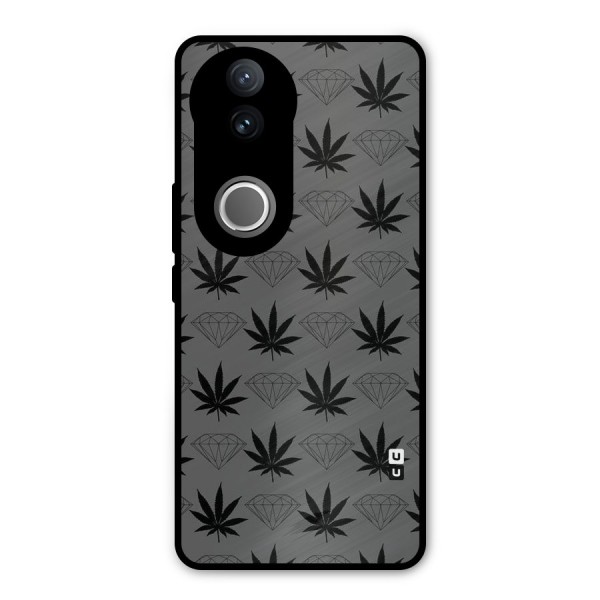 Grass Diamond Metal Back Case for iQOO Z10R