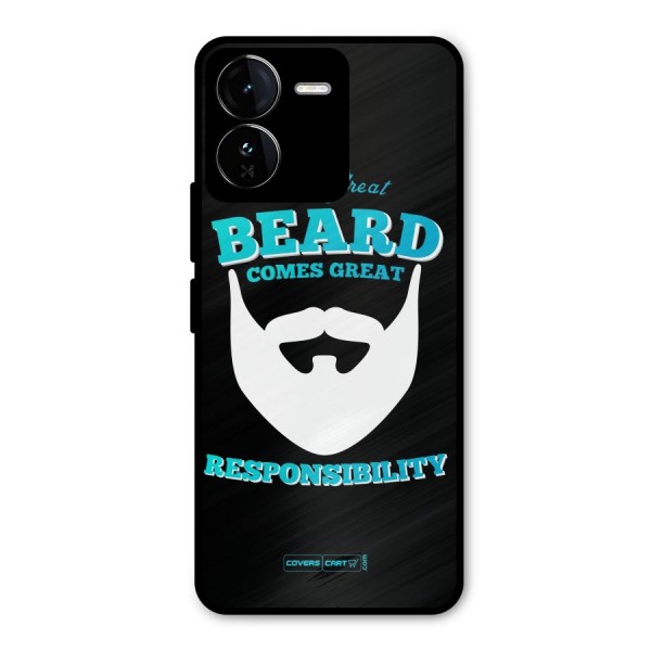 Great Beard Metal Back Case for iQOO Z9