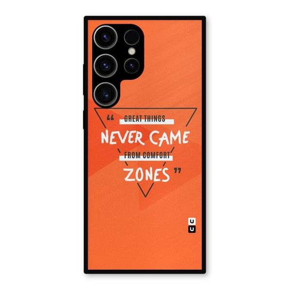 Great Things Comfort Zones Metal Back Case for Galaxy S23 Ultra