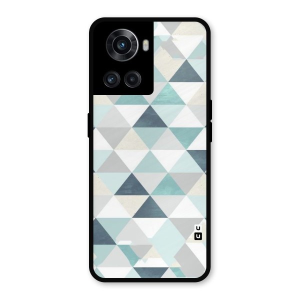 Green And Grey Pattern Metal Back Case for OnePlus 10R