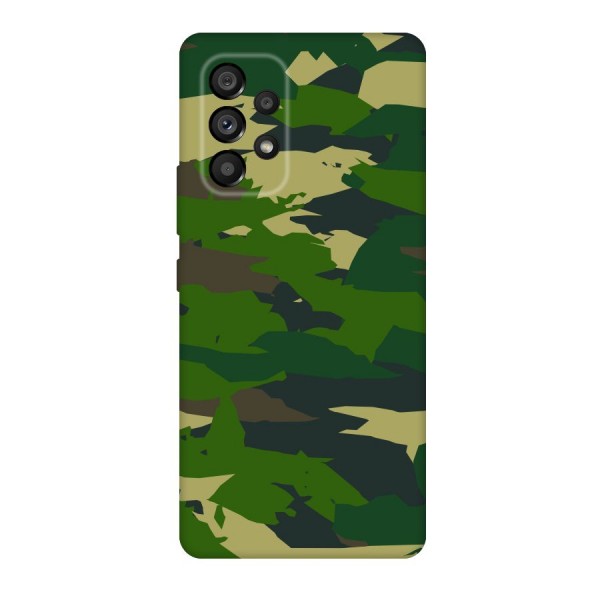 Green Camouflage Army Original Polycarbonate Back Case for Galaxy A53 5G