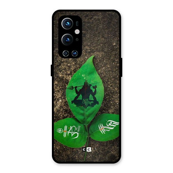 Green Leaf Shiva Metal Back Case for OnePlus 9 Pro