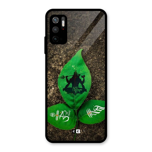 Green Leaf Shiva Metal Back Case for Redmi Note 10T 5G