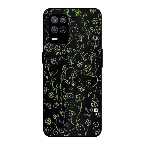 Green Leaves Metal Back Case for Realme 9 5G